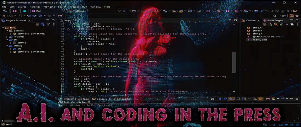 A.I. and Coding in the press&nbsp;(Eng)