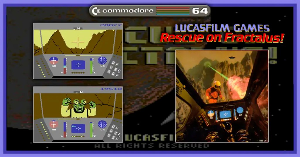 C64: Rescue on Fractalus!