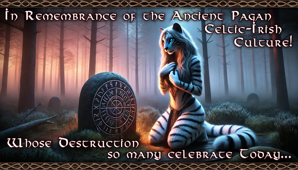 Remember ancient Pagan Celtic-Irish&nbsp;culture!