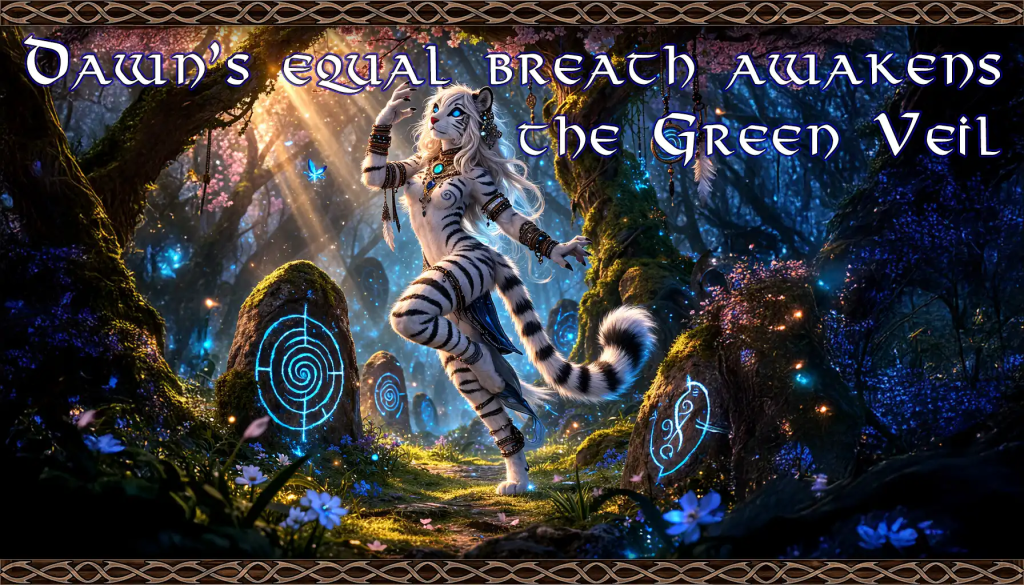Dawn’s equal breath awakens the Green Veil