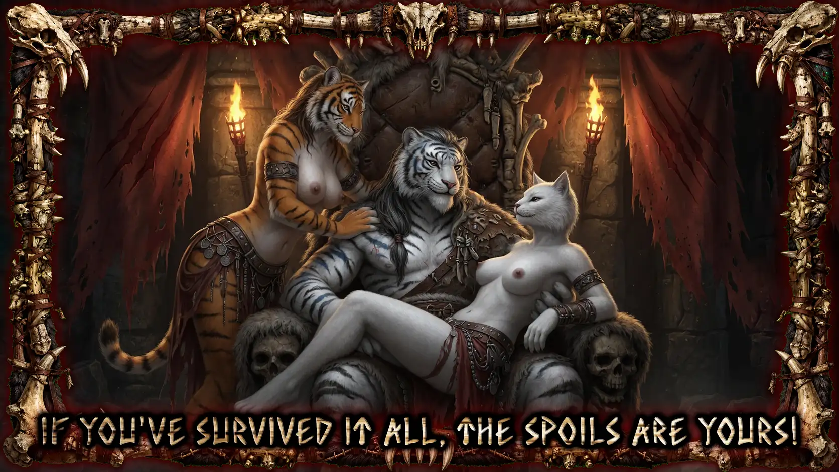 If you’ve survived it all, the spoils are yours! (NSFW)