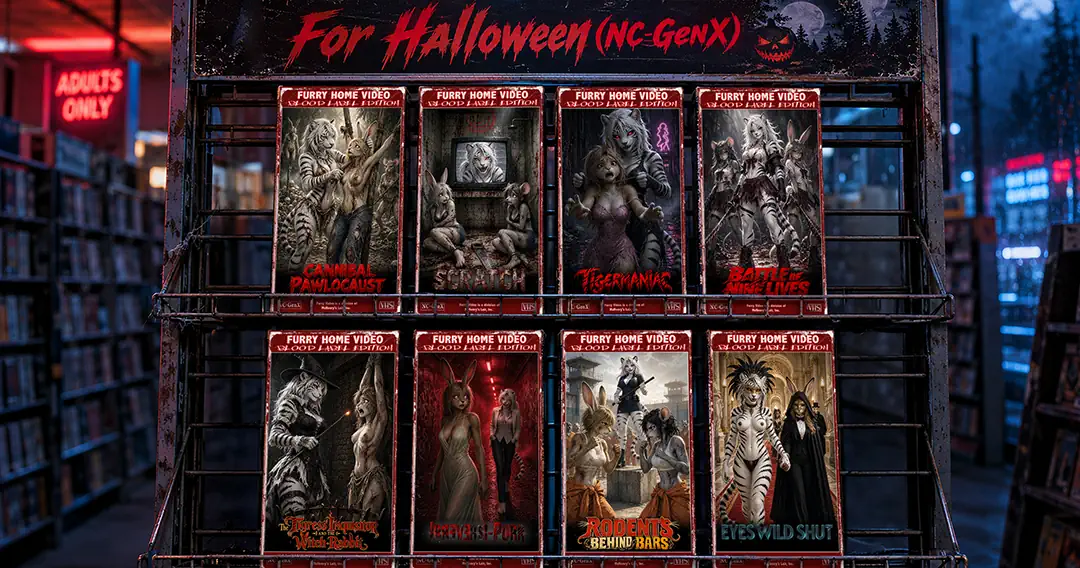 Furry VHS Halloween (NC-GenX) (NSFW)